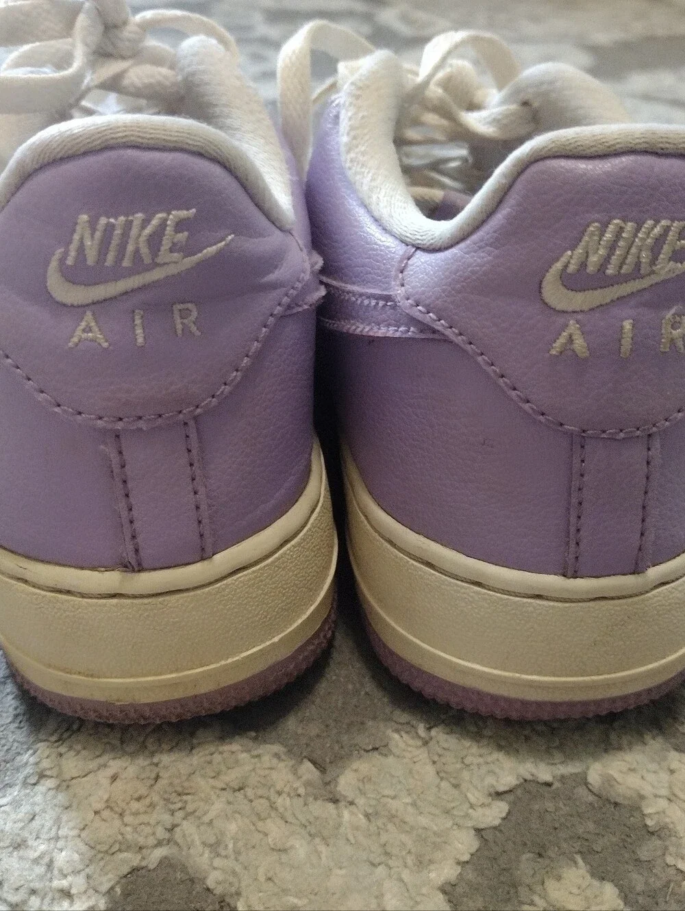 Nike Air Force 1 Lavender And White Sneaker